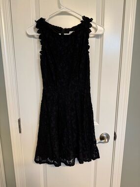 City Vibe lace fit & flare Dress